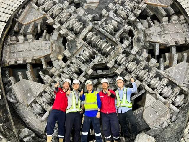 铁建重工助力新加坡跨海输水隧道工程顺利贯通(图2)