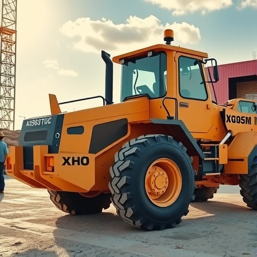 厦工股份首台全甲醇压燃高效动力新能源装载机XG955KM上市(图1)