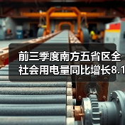 前三季度南方五省区全社会用电量同比增长8.1% 多项电力指标印证经济持续回升向好（图2）
