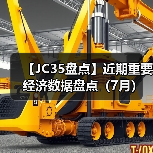 【JC35盘点】近期重要经济数据盘点（7月）