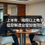 上半年，规模以上电子信息制造业增加值同比增长13.3%（图3）