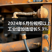 2024年6月份规模以上工业增加值增长5.3%（图3）