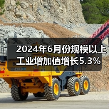 2024年6月份规模以上工业增加值增长5.3%（图4）
