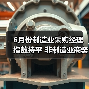 6月份制造业采购经理指数持平 非制造业商务活动指数保持扩张