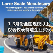 1-3月份全国规模以上仪器仪表制造企业实现利润总额132.4亿元（图2）