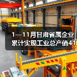 1—11月甘肃省属企业累计实现工业总产值4102.84亿元（图2）