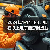 2024年1-11月份，规模以上电子信息制造业实现营业收入14.45万亿元（图2）