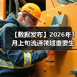 【数据发布】2026年1月上旬流通领域重要生产资料市场价格变动情况