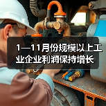 1—11月份规模以上工业企业利润保持增长（图2）